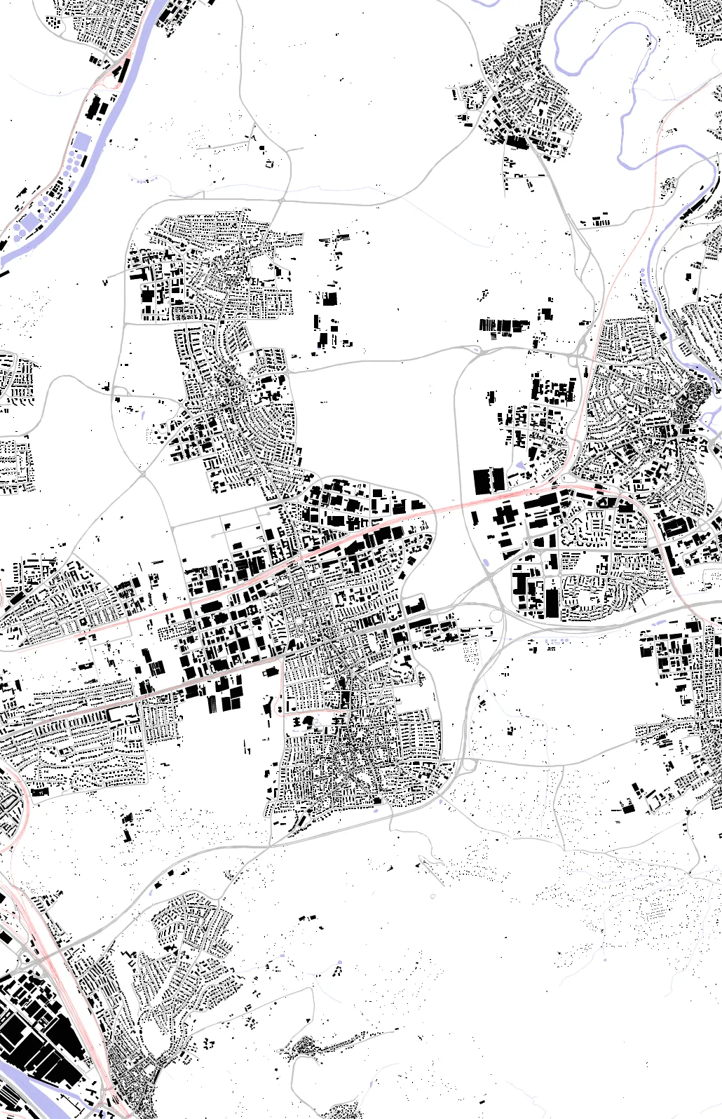 Fellbach Schwarzplan