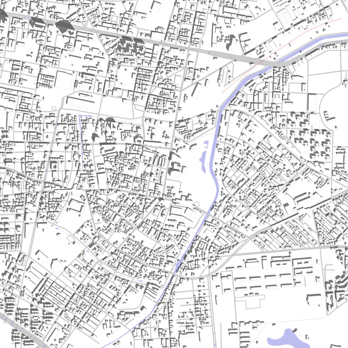 Fengshan Lageplan (2,5 km)