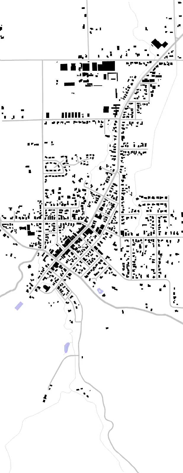 Ferndale figure ground plan