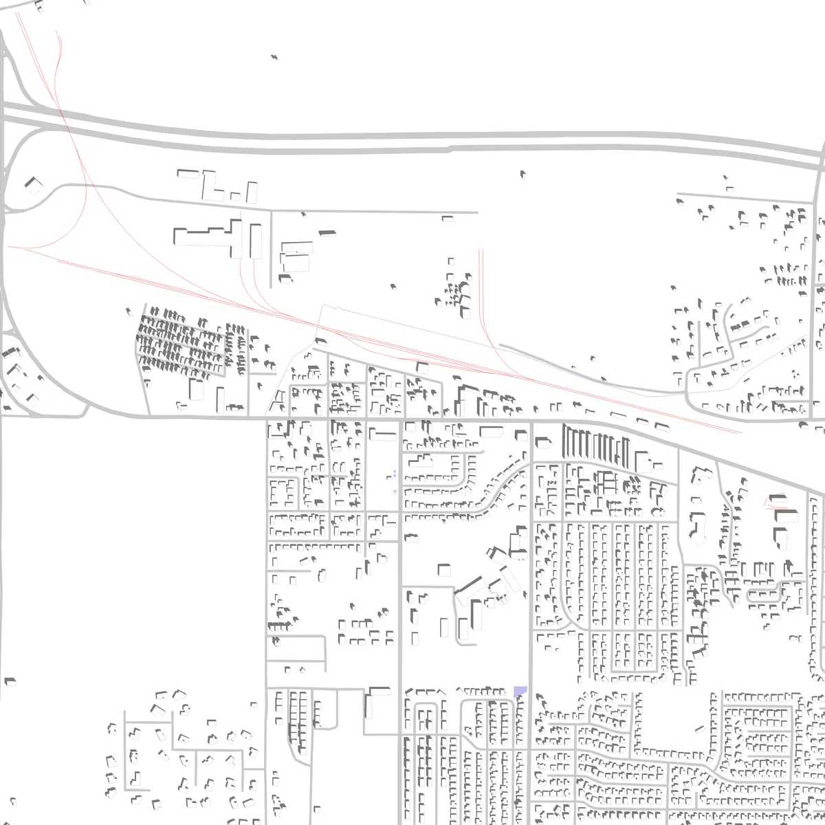 Fernley Lageplan (2,5 km)