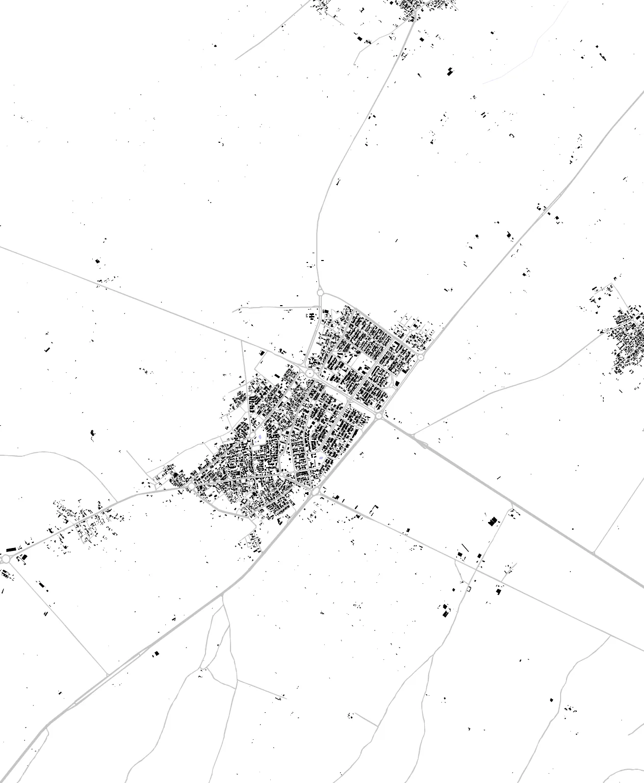 Feyzabad figure ground plan