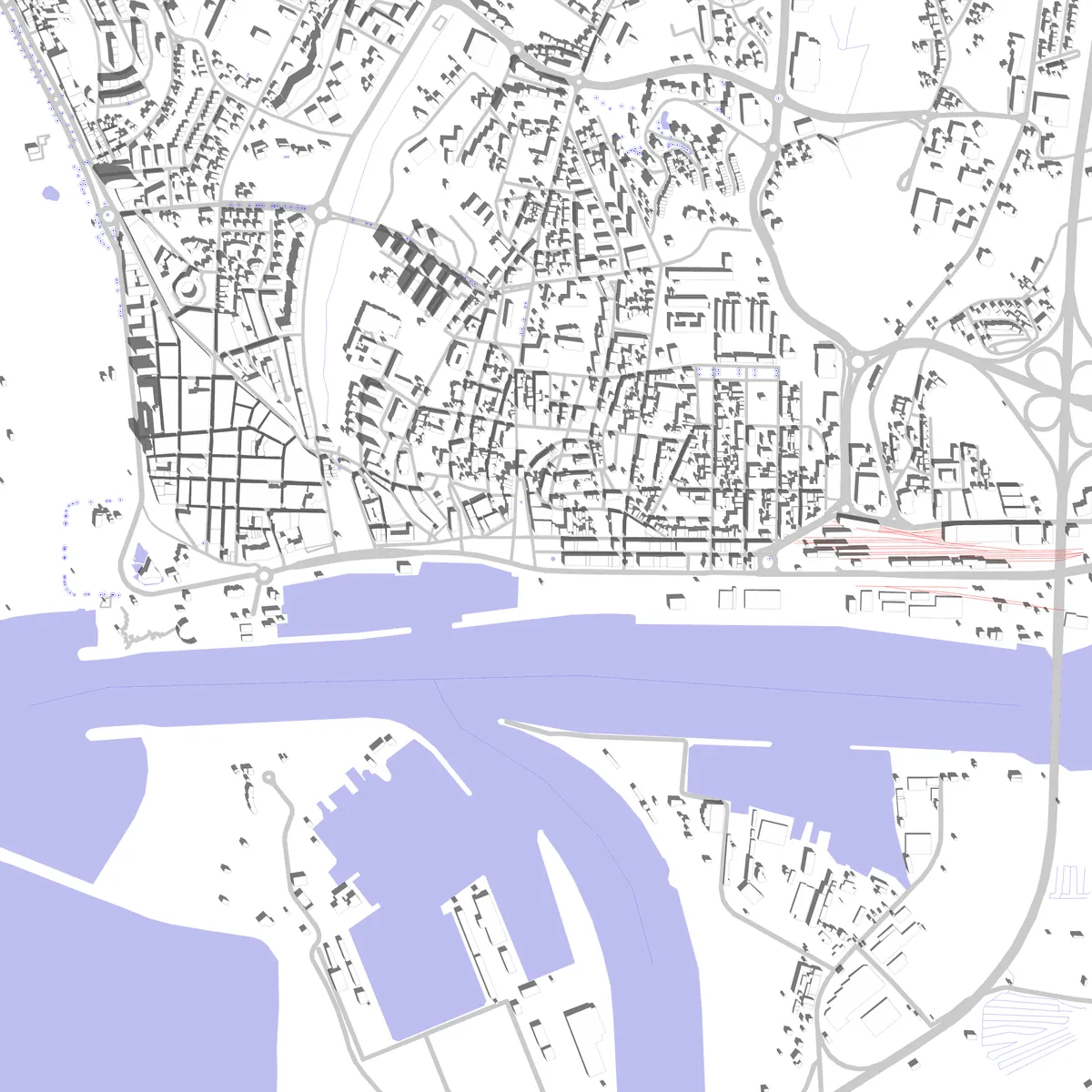 Figueira da Foz site plan (2.5 km)