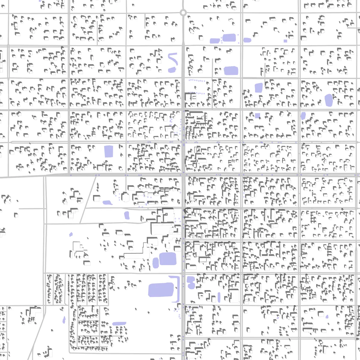 Filadelfia plano de situación (2,5 km)