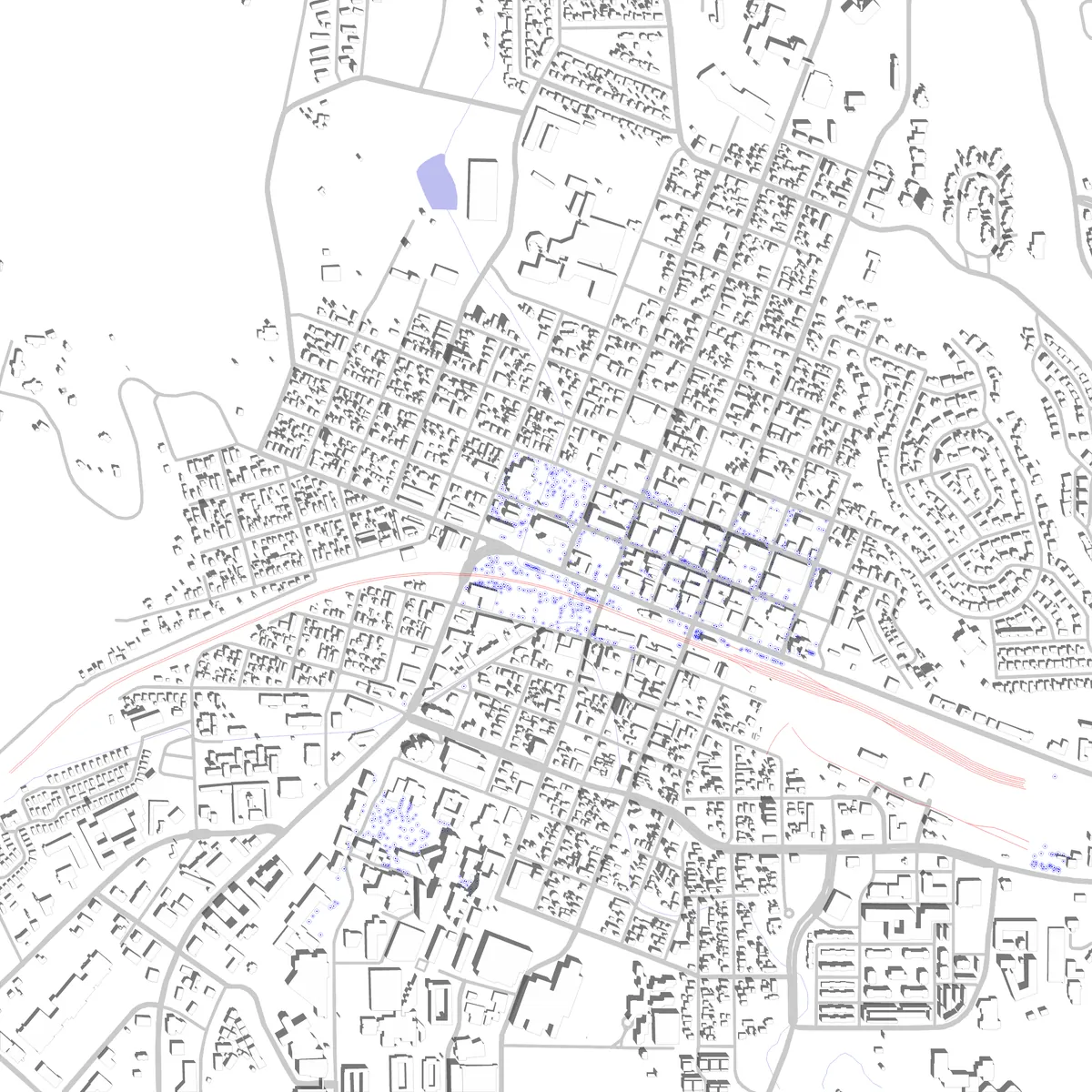 Flagstaff Lageplan (2,5 km)