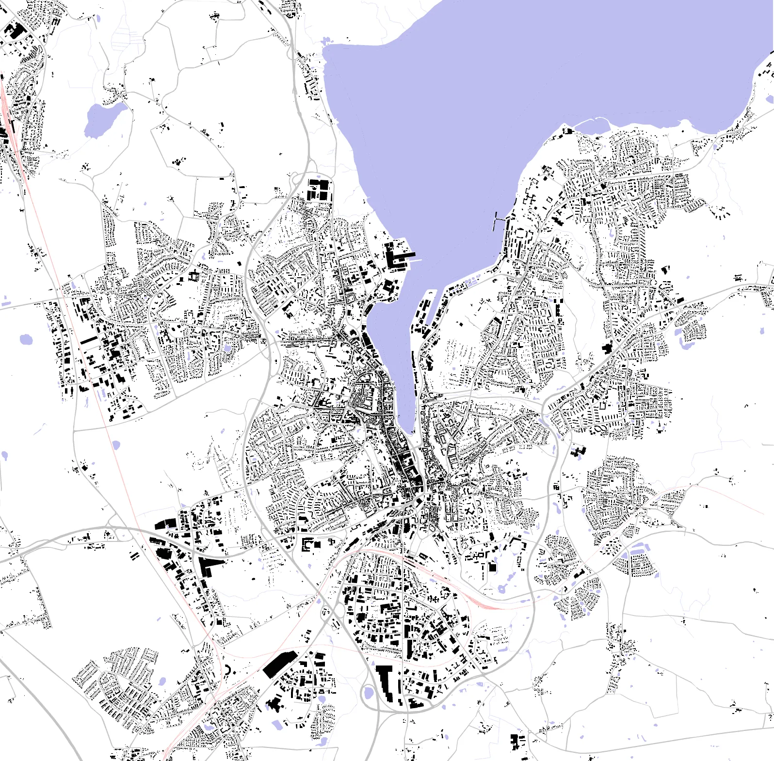 Flensburg figure ground plan