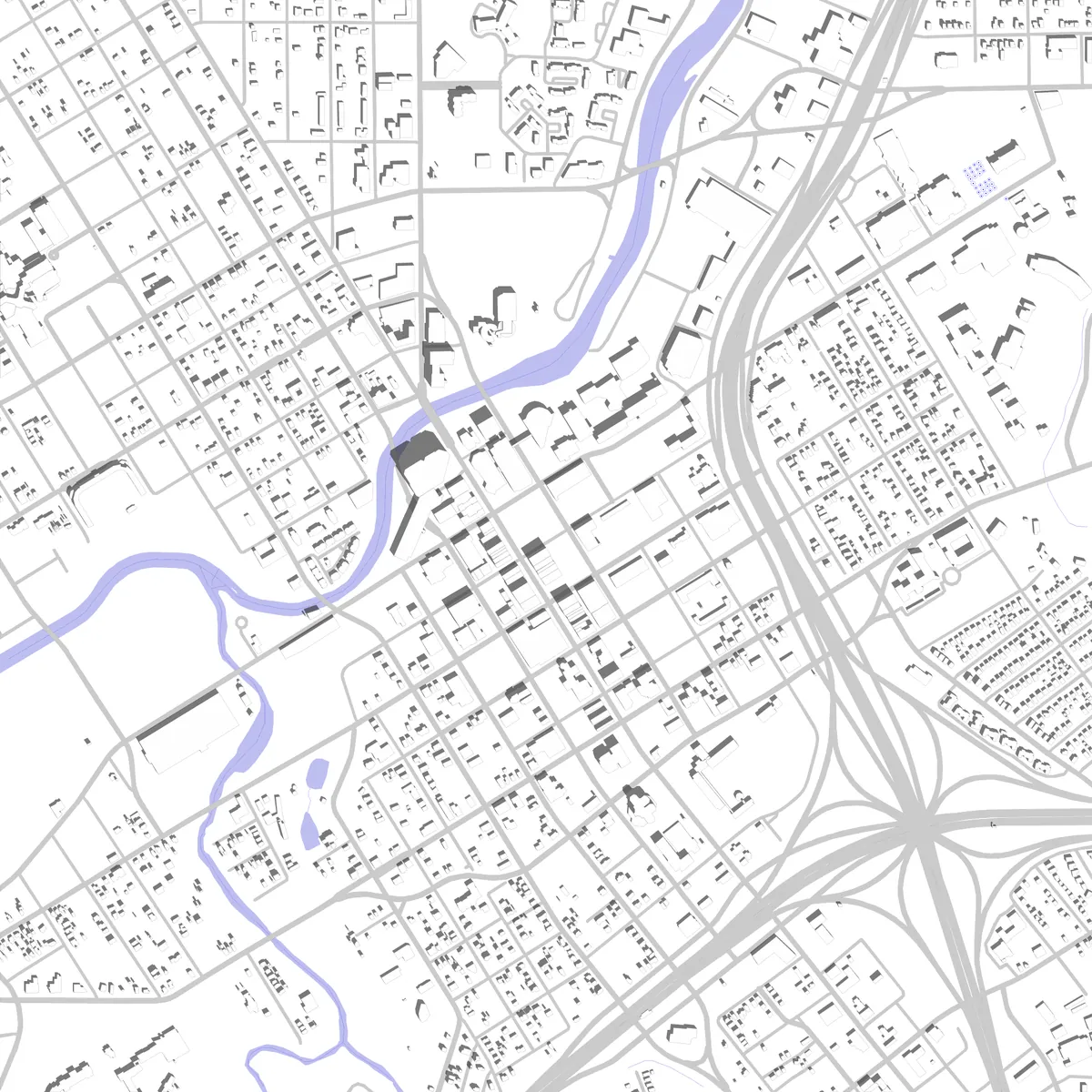 Flint site plan (2.5 km)