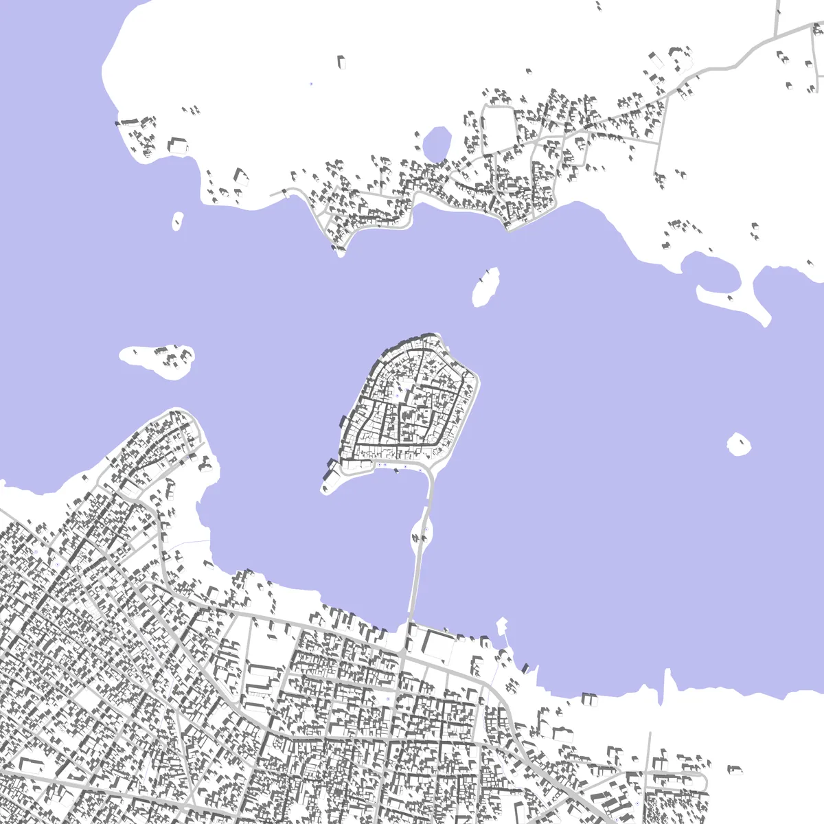 Flores plano de situación (2,5 km)