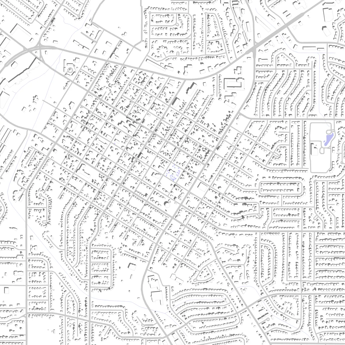Florissant site plan (2.5 km)