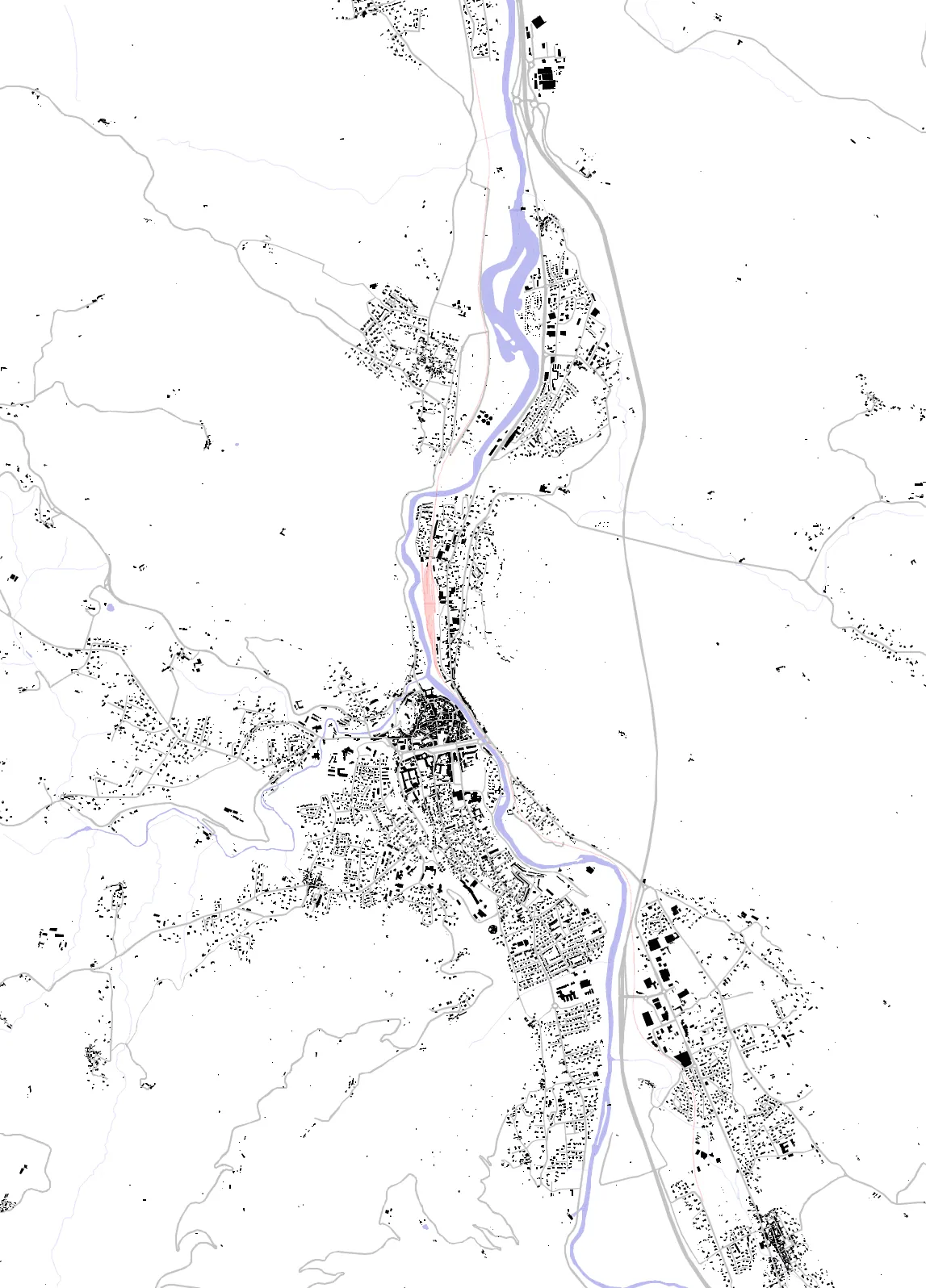 Foix plan de masse