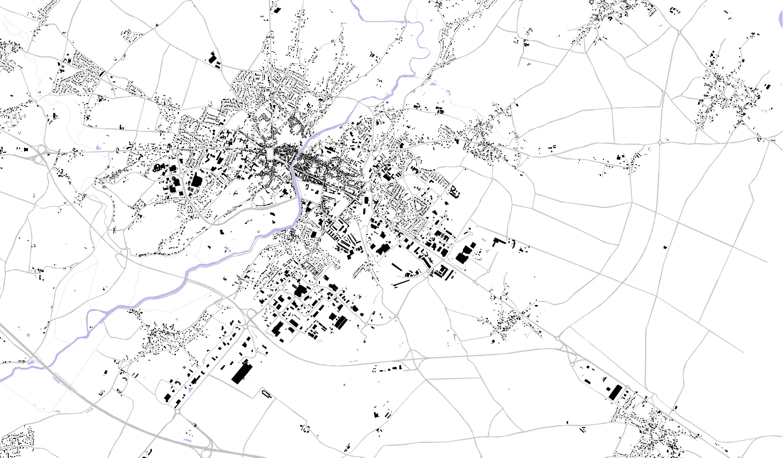 Fontenay-le-Comte plan de masse