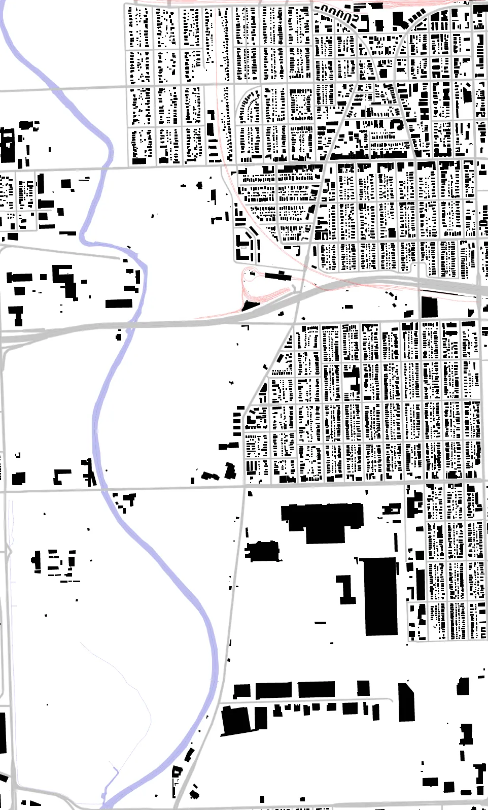 Forest Park figure ground plan