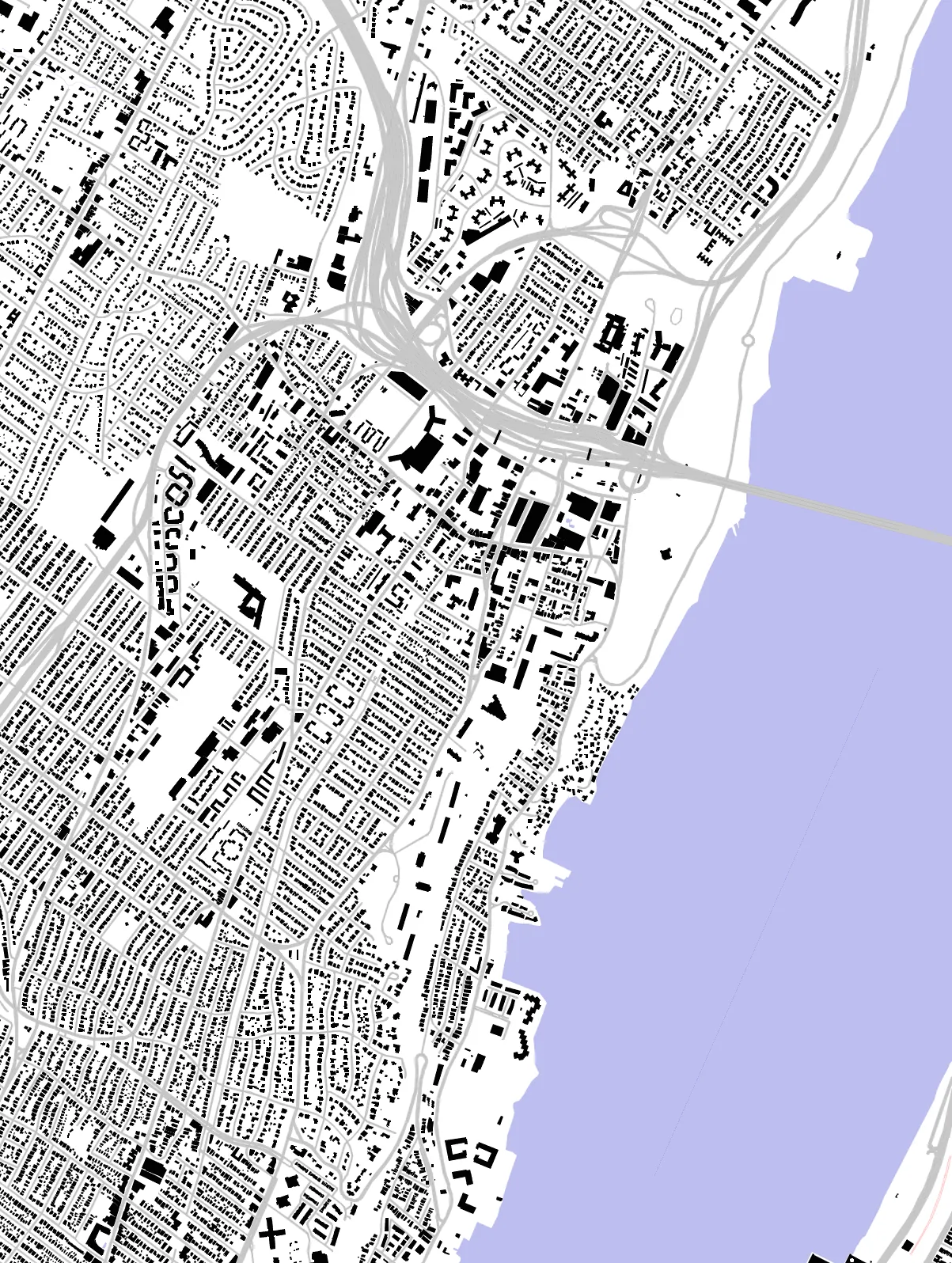 Fort Lee figure ground plan