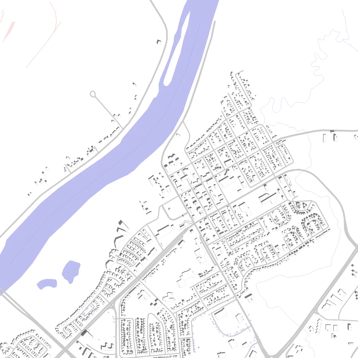 Fort Saskatchewan site plan (2.5 km)