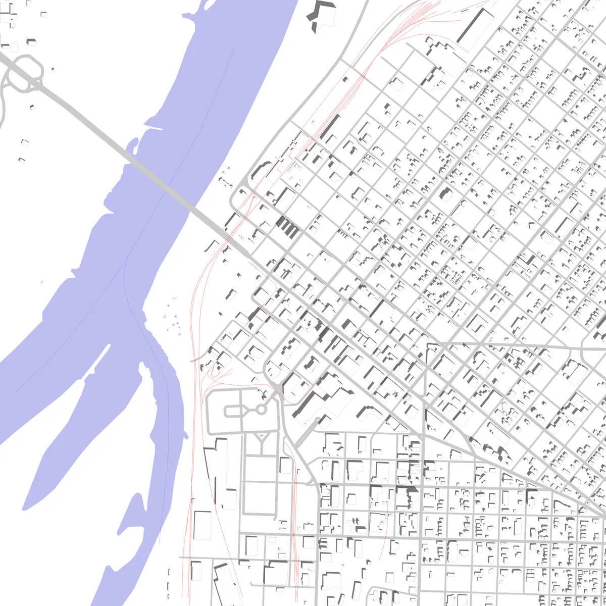 Fort Smith site plan (2.5 km)