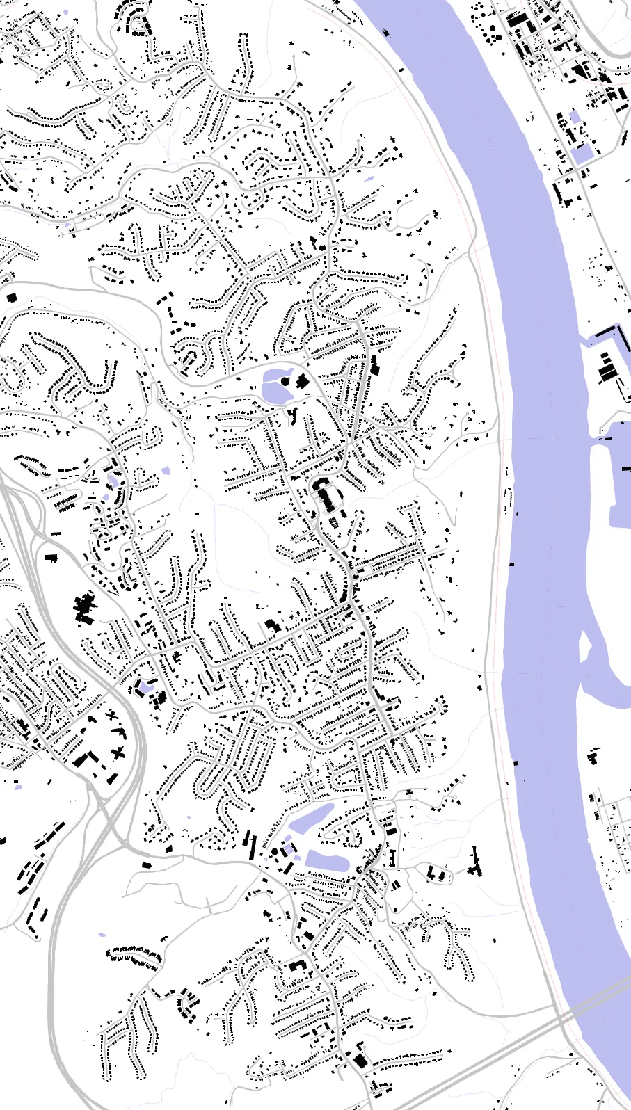 Fort Thomas Schwarzplan