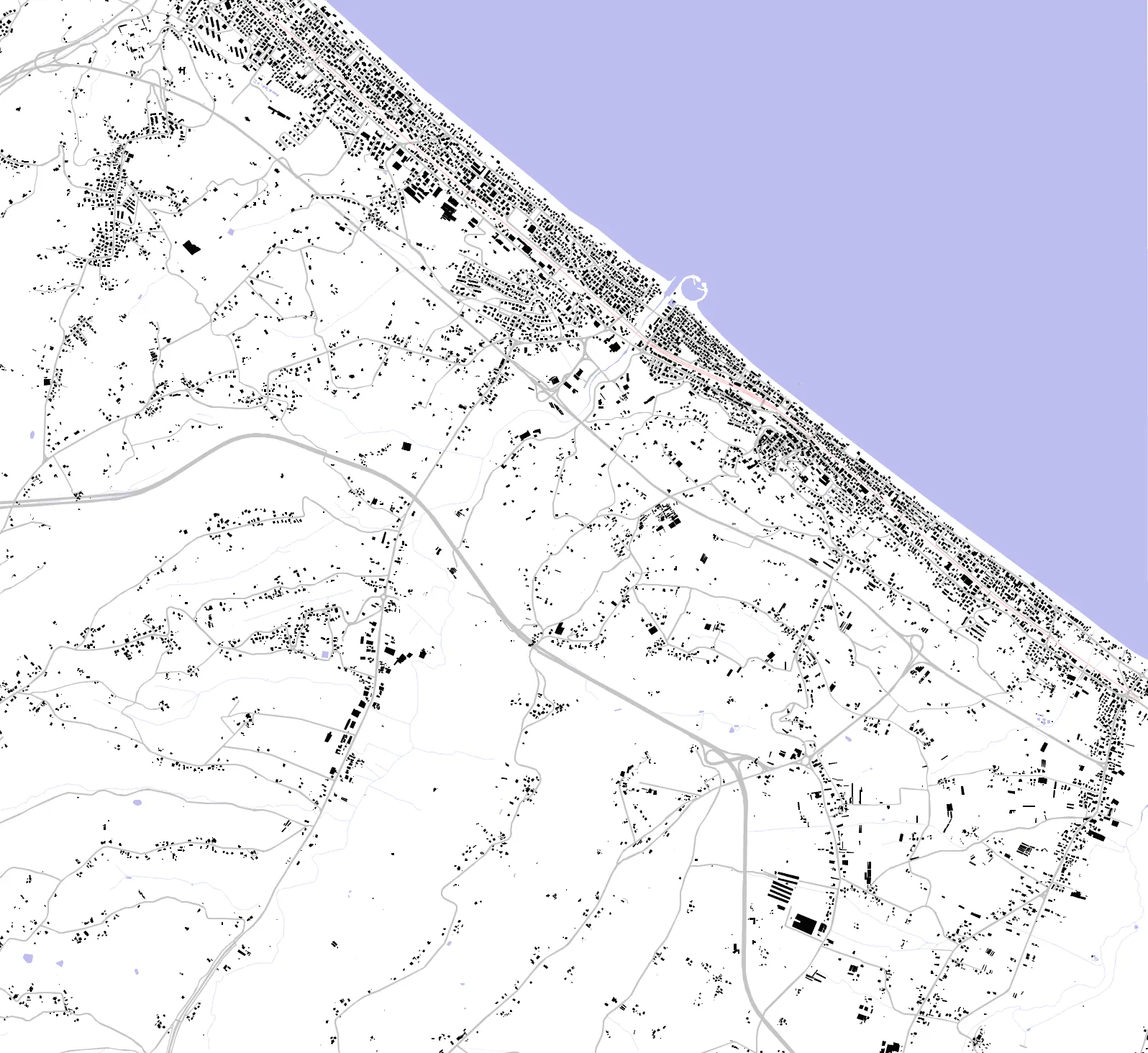 Francavilla al Mare Schwarzplan