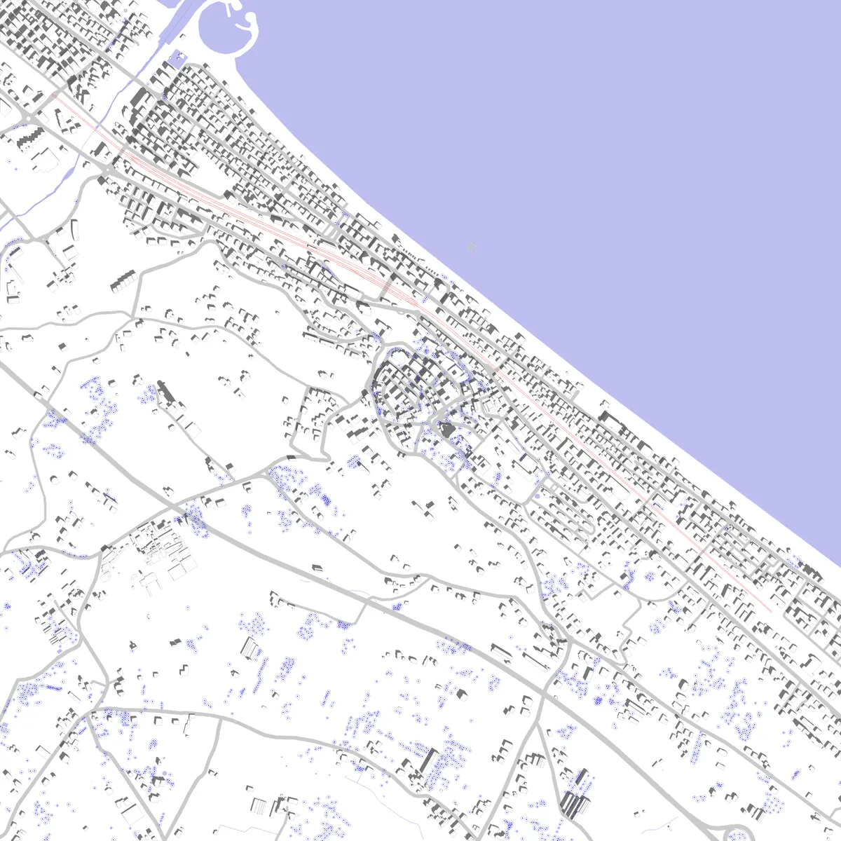Francavilla al Mare Lageplan (2,5 km)