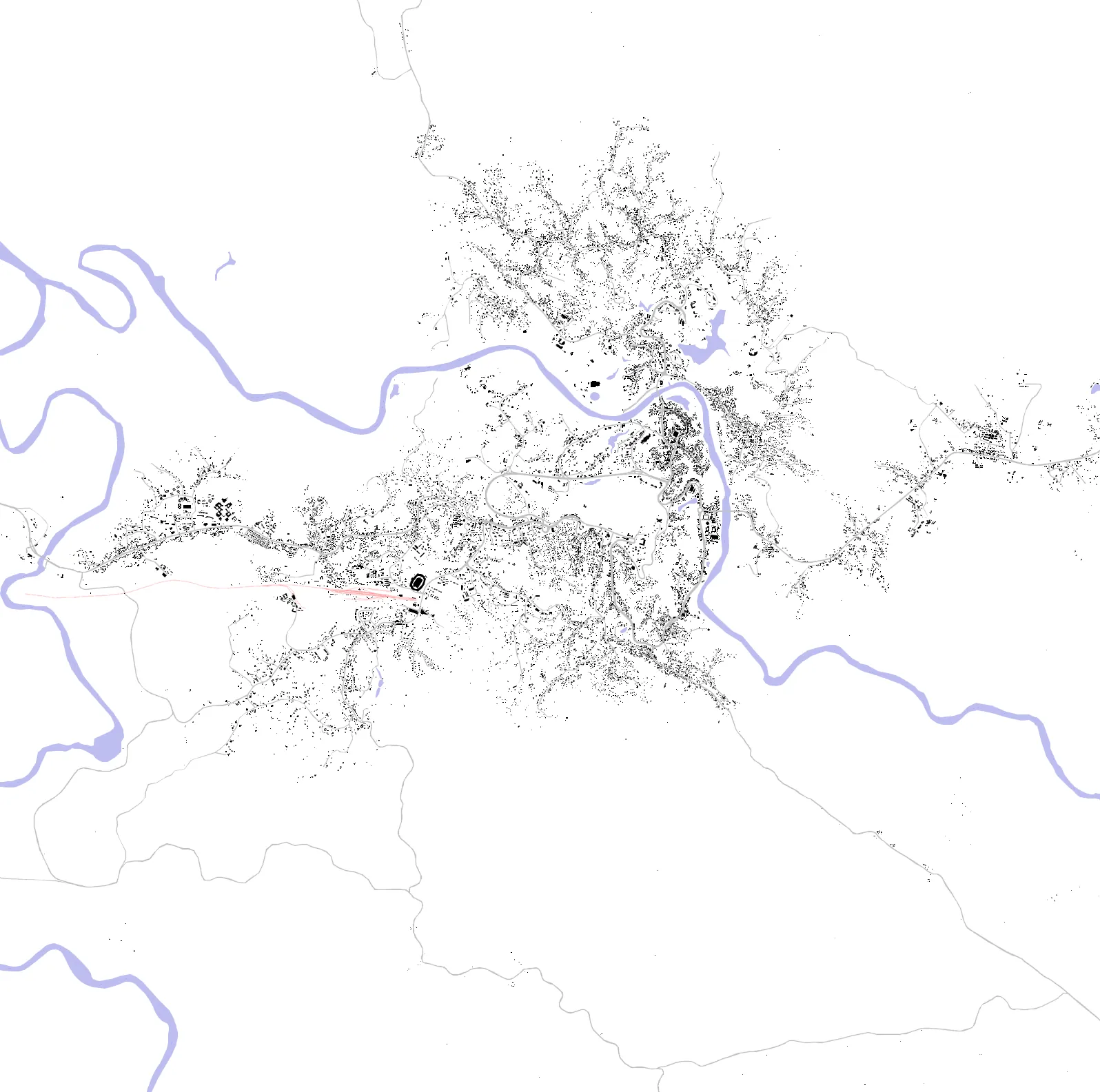 Franceville Schwarzplan