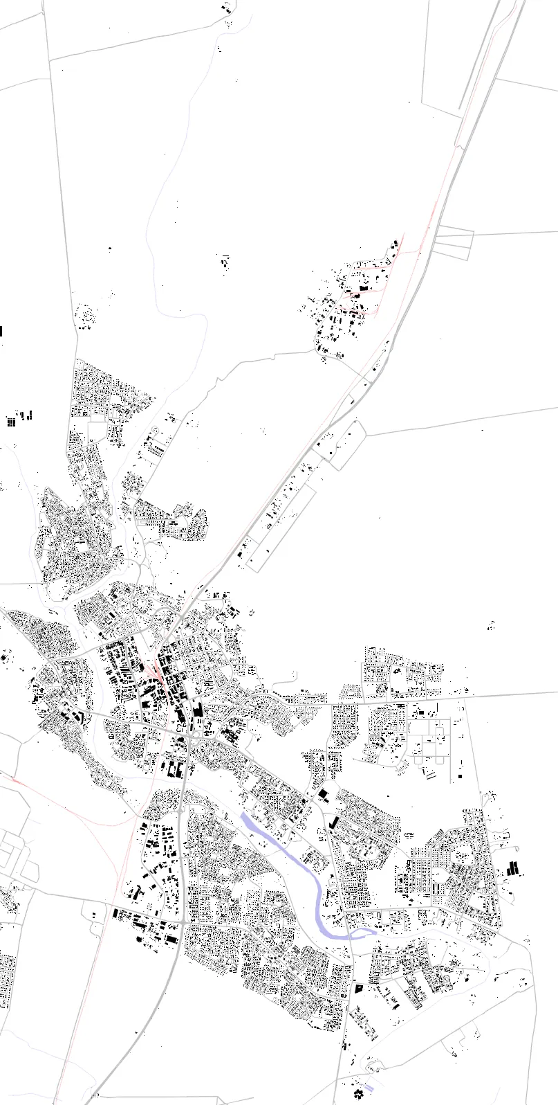 Francistown figure ground plan