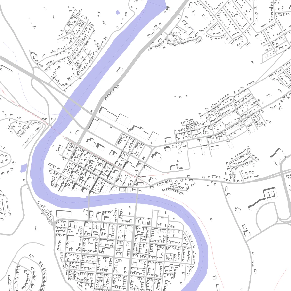 Frankfort Lageplan (2,5 km)