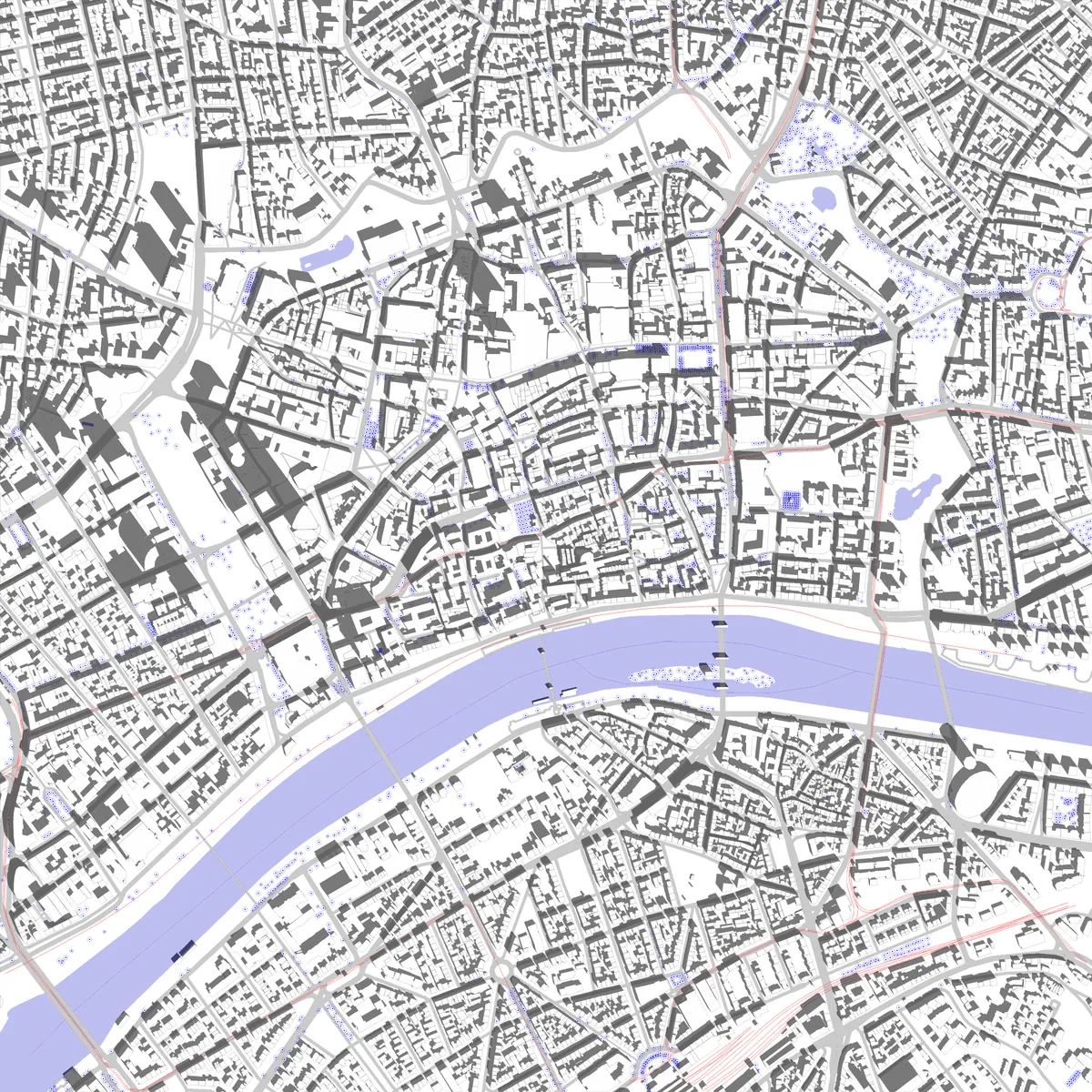 Frankfurt am Main Lageplan (2,5 km)