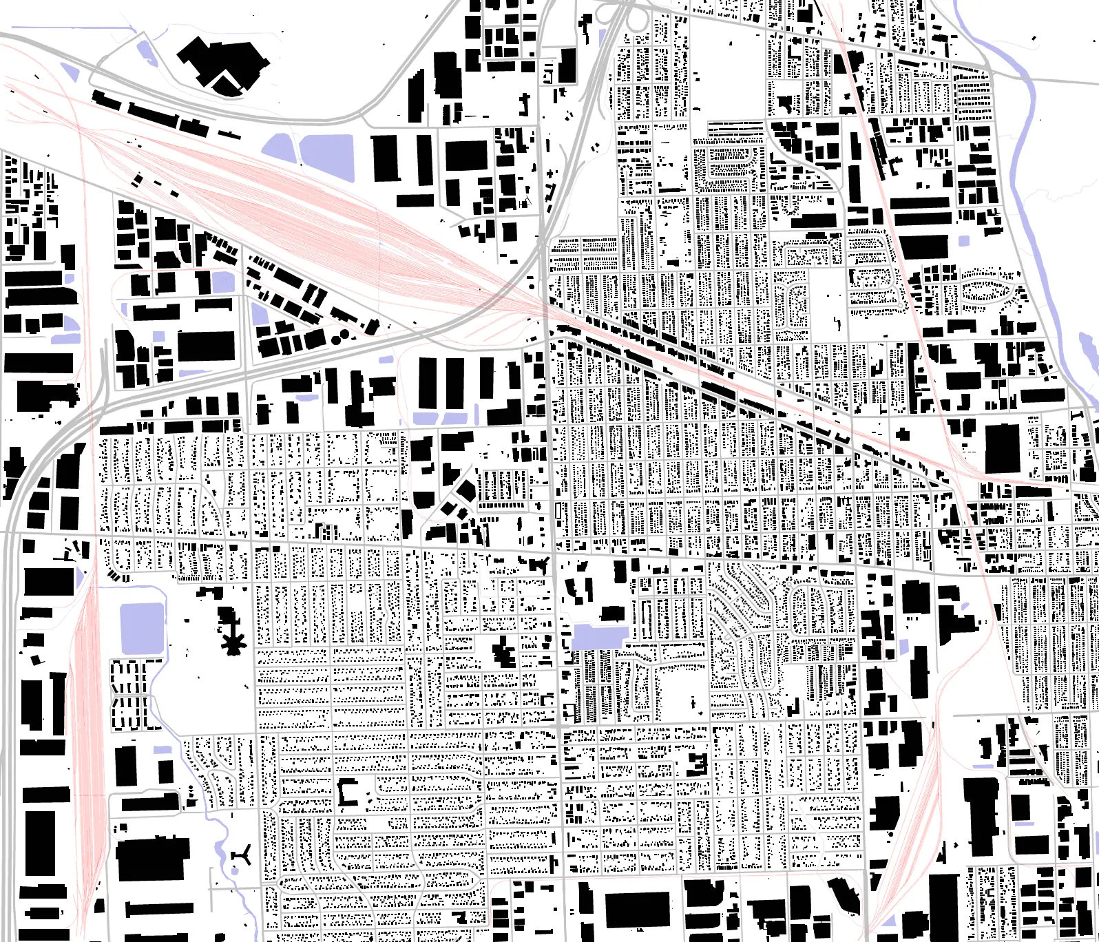 Franklin Park figure ground plan