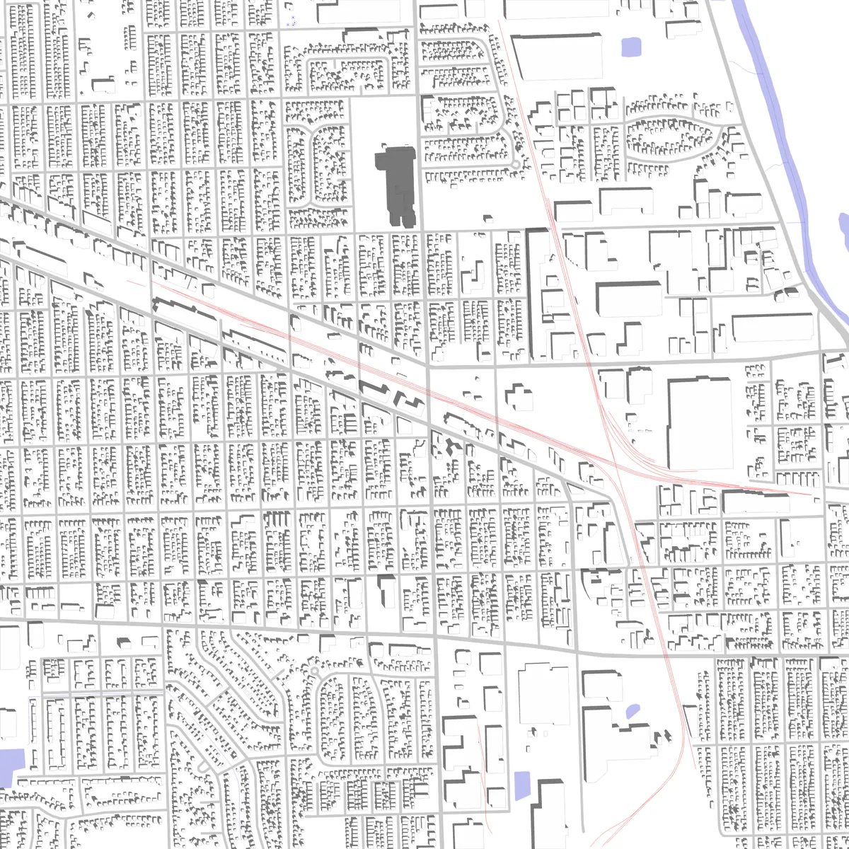 Franklin Park site plan (2.5 km)