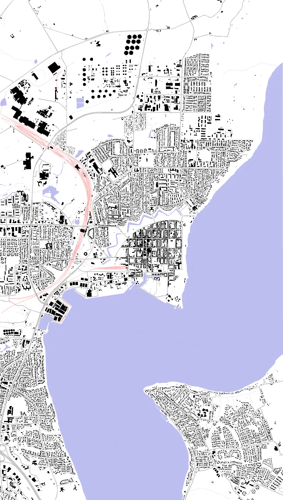 Fredericia figure ground plan