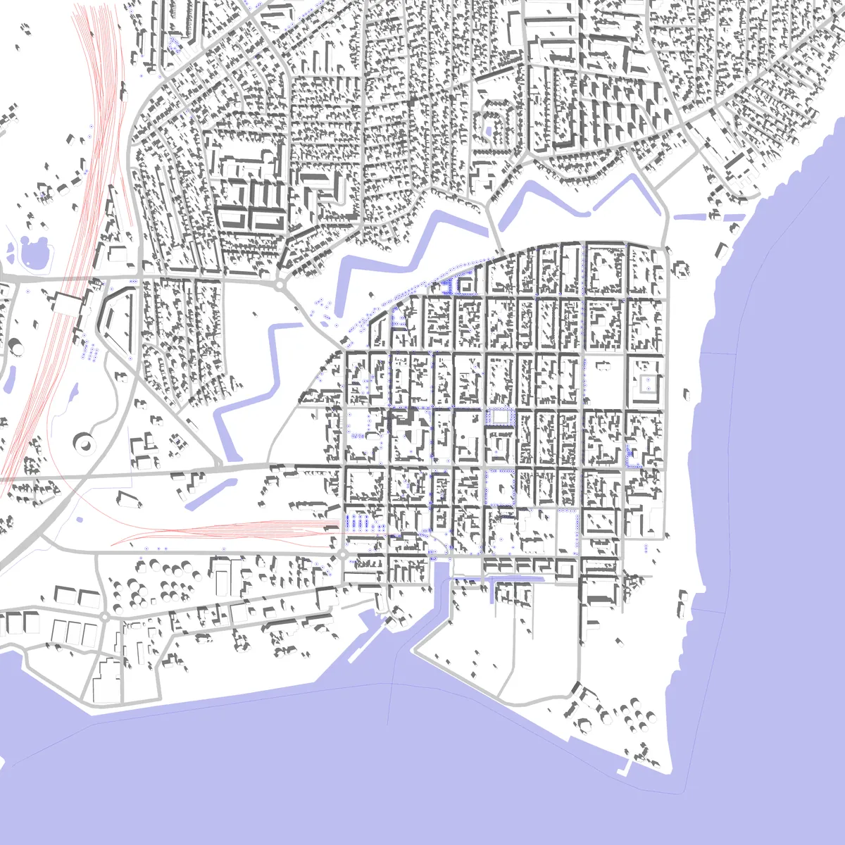 Fredericia site plan (2.5 km)