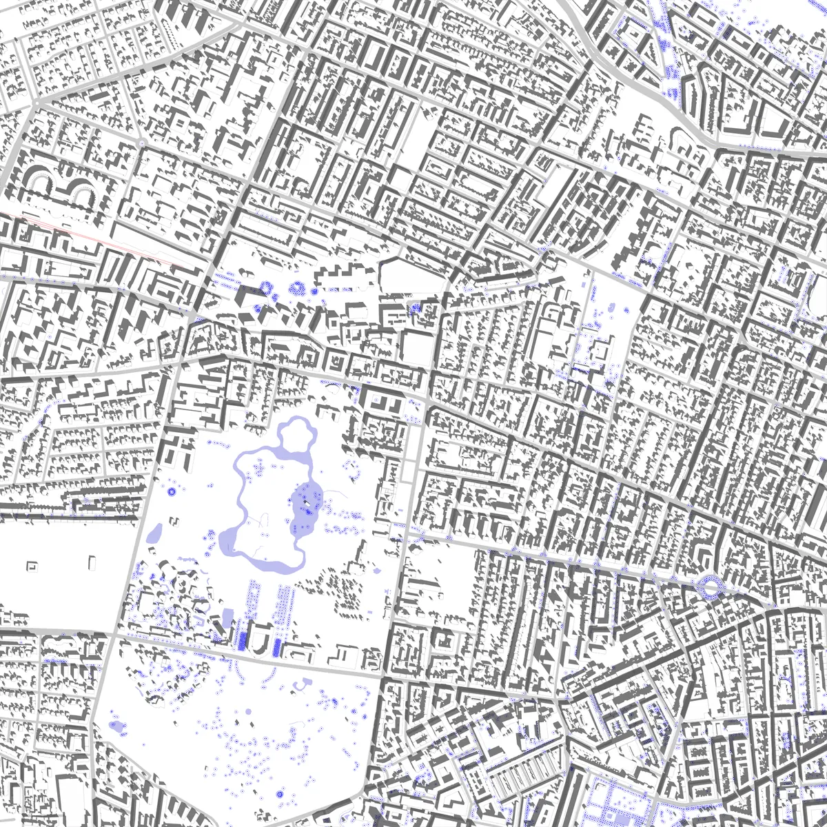 Frederiksberg Lageplan (2,5 km)