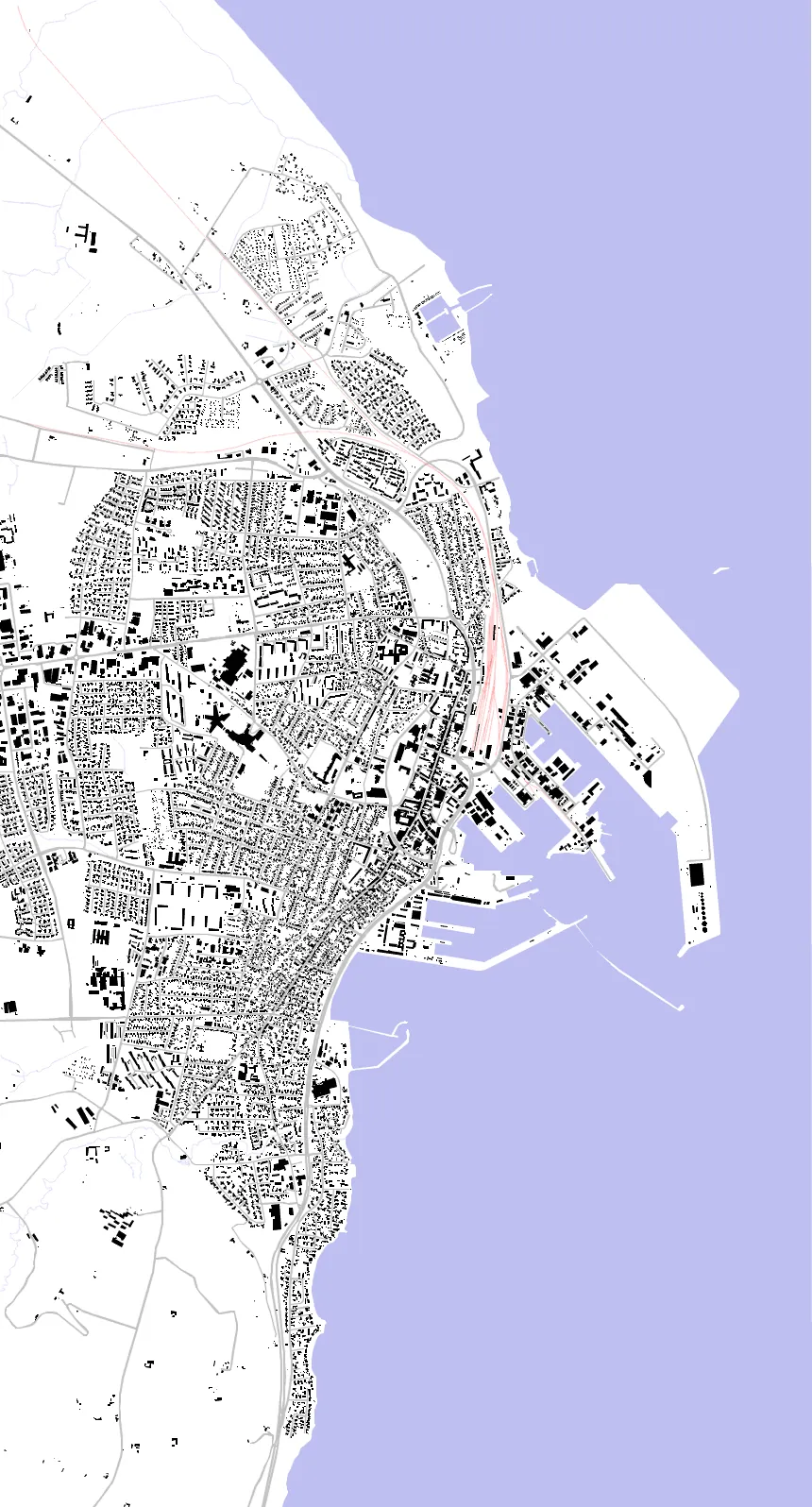 Frederikshavn Schwarzplan