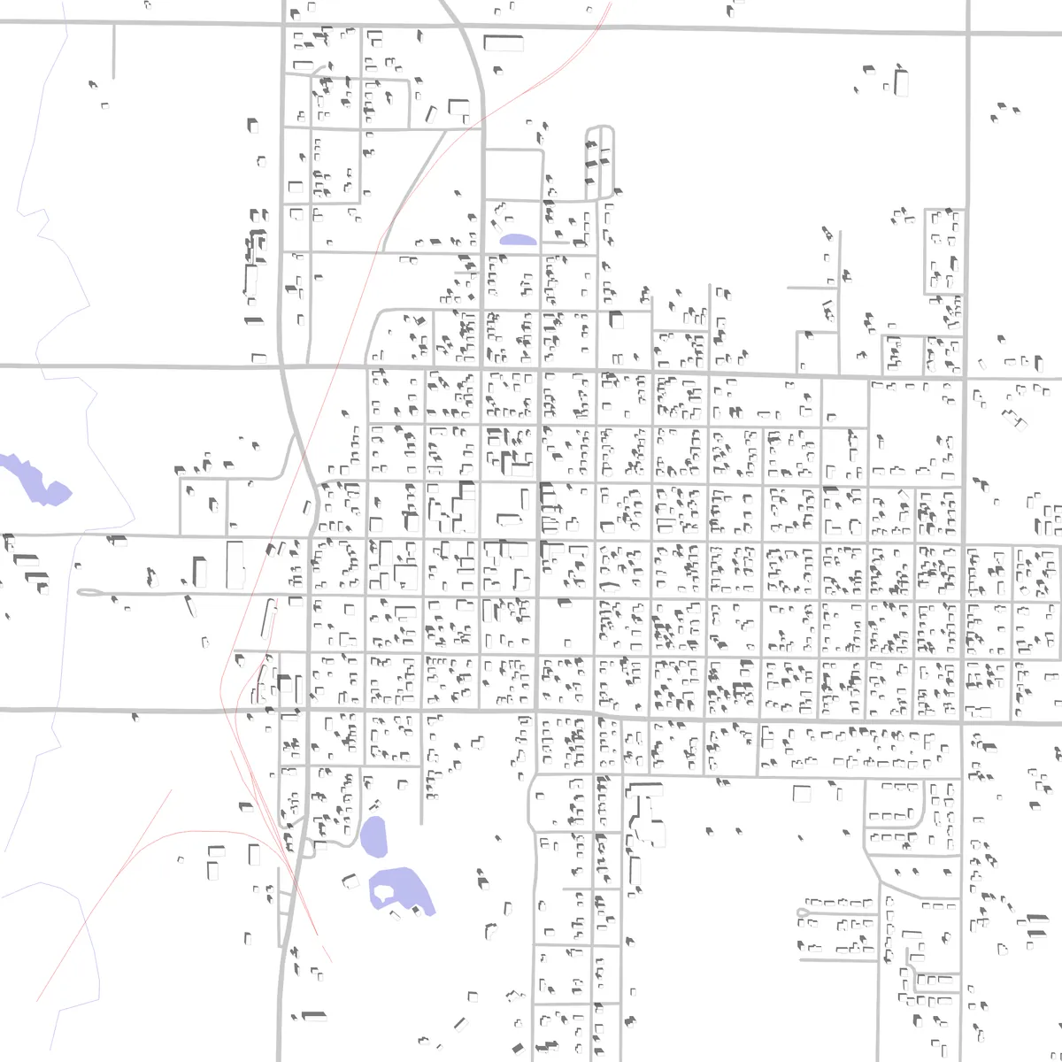 Fredonia site plan (2.5 km)
