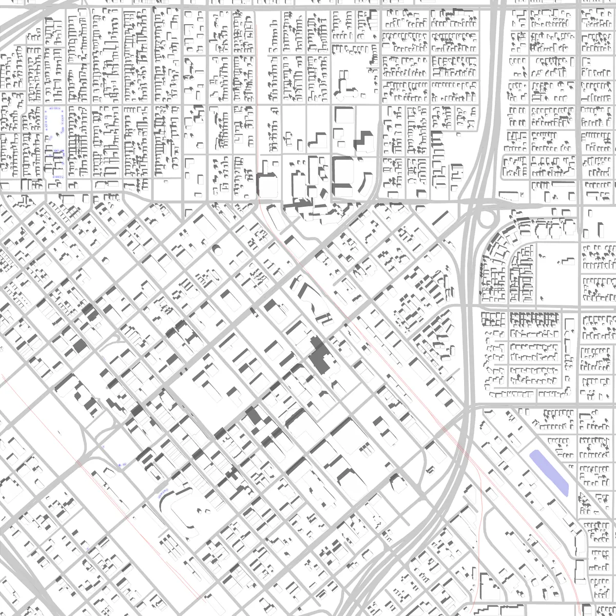 Fresno Lageplan (2,5 km)
