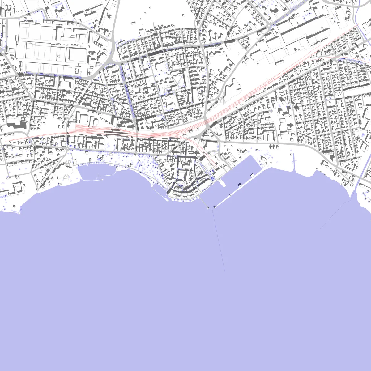 Friedrichshafen site plan (2.5 km)