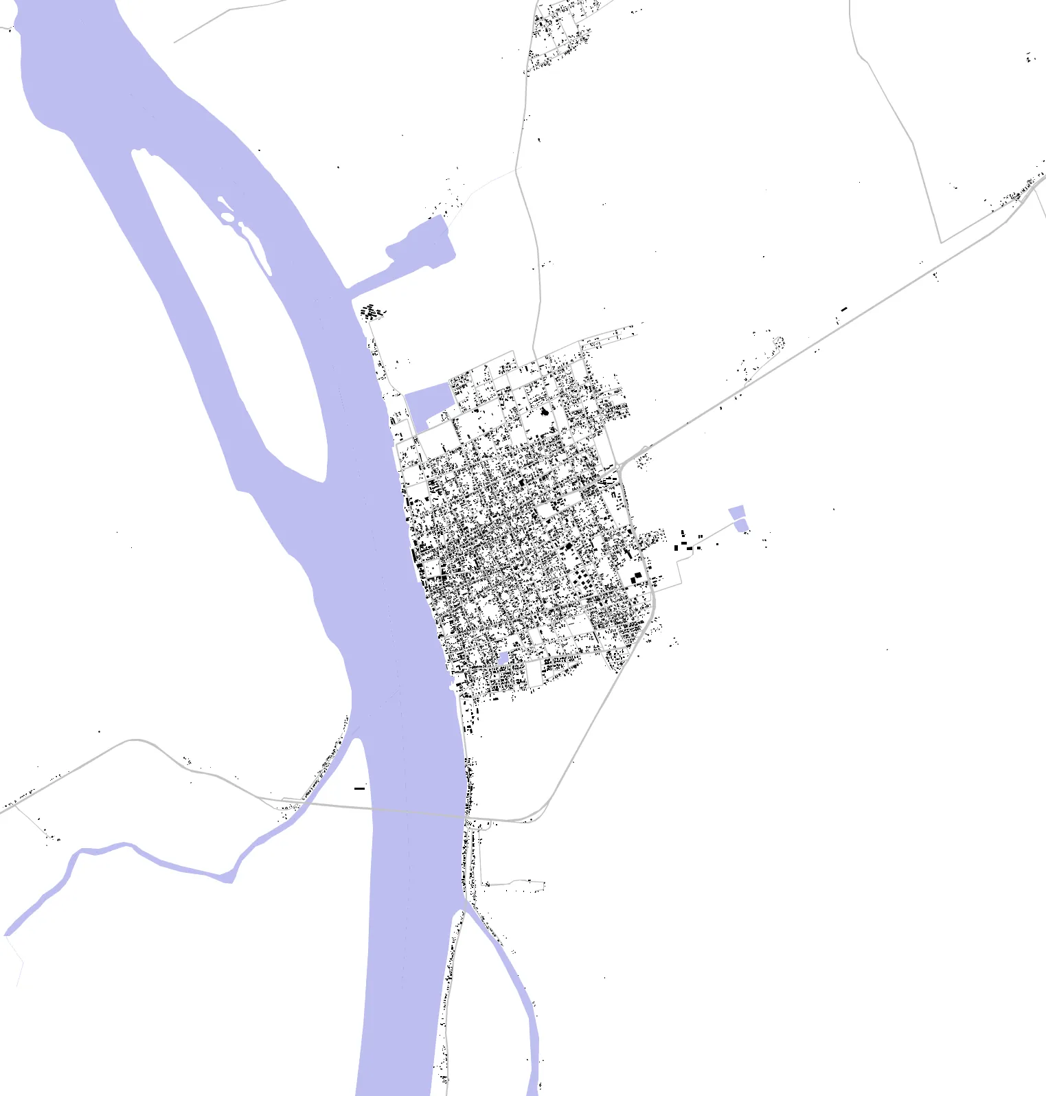 Frontera plano de masas