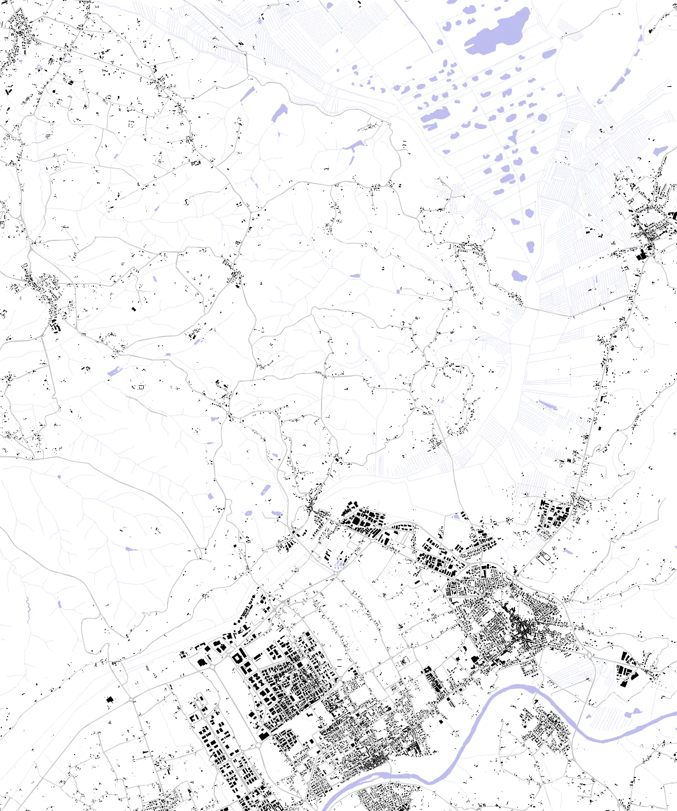 Fucecchio figure ground plan