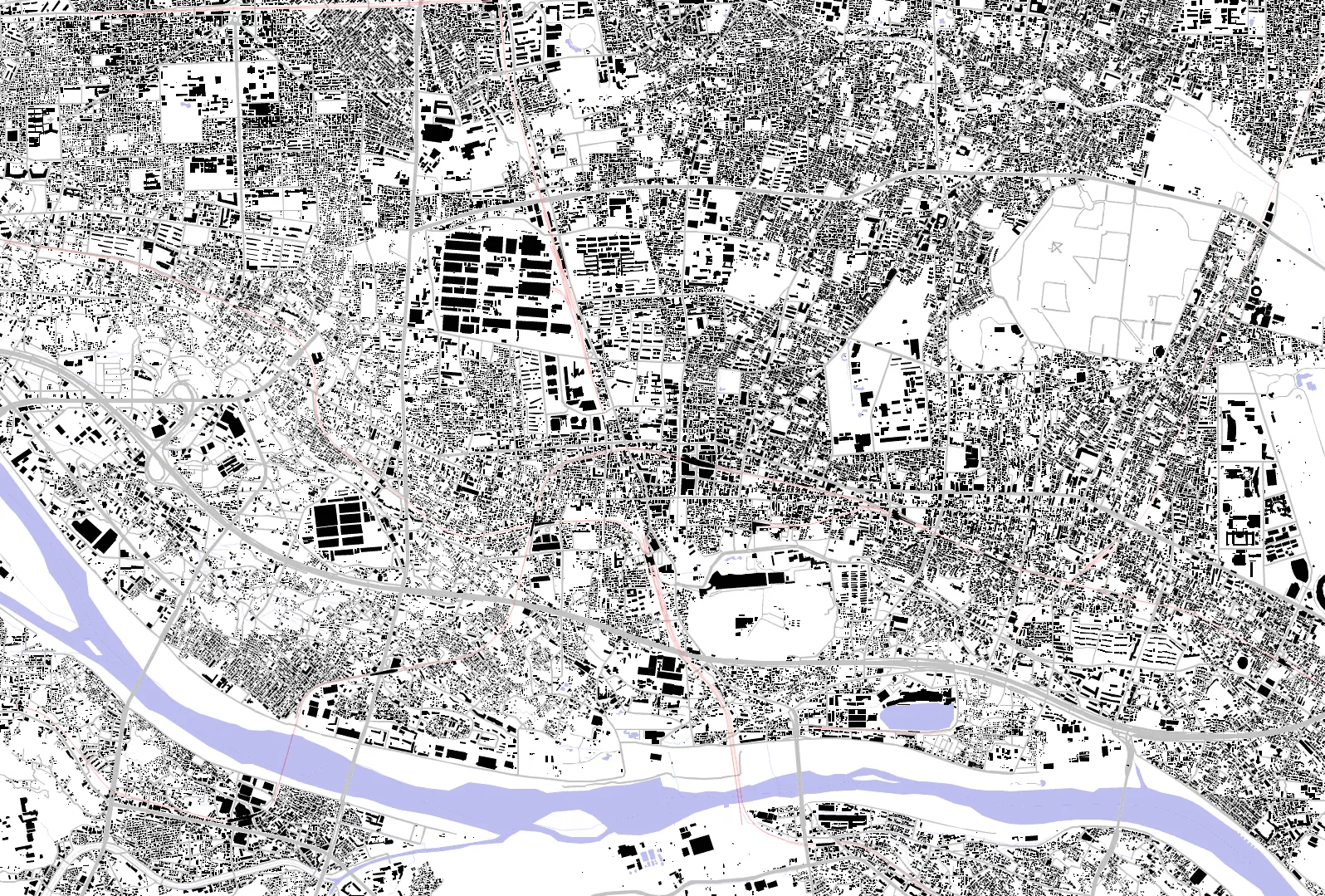 Fuchu figure ground plan
