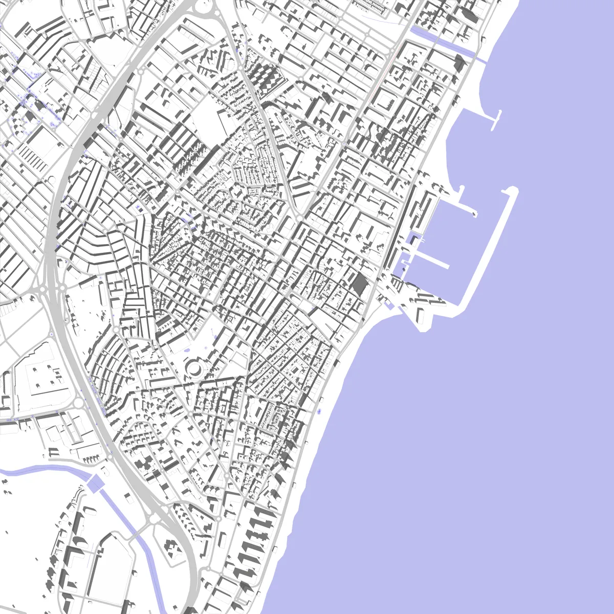 Fuengirola plano de situación (2.5 km)