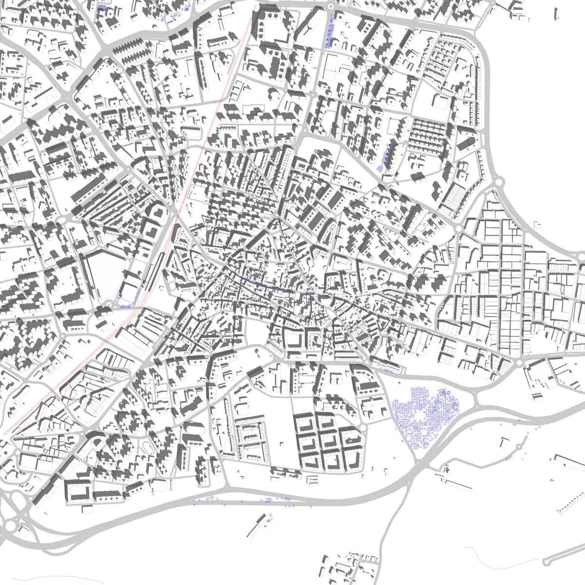 Fuenlabrada plano de situación (2,5 km)