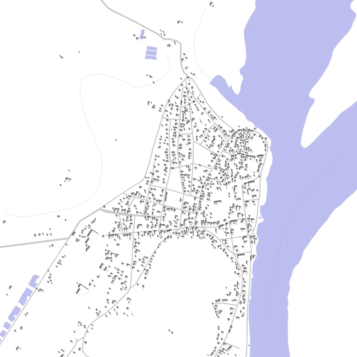 Fuerte Olimpo Lageplan (2,5 km)
