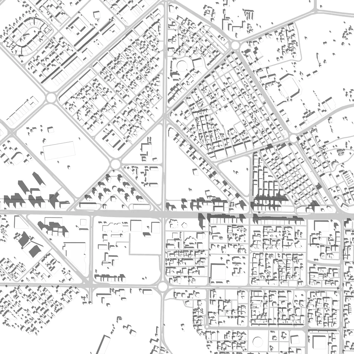 Fujairah City Lageplan (2,5 km)