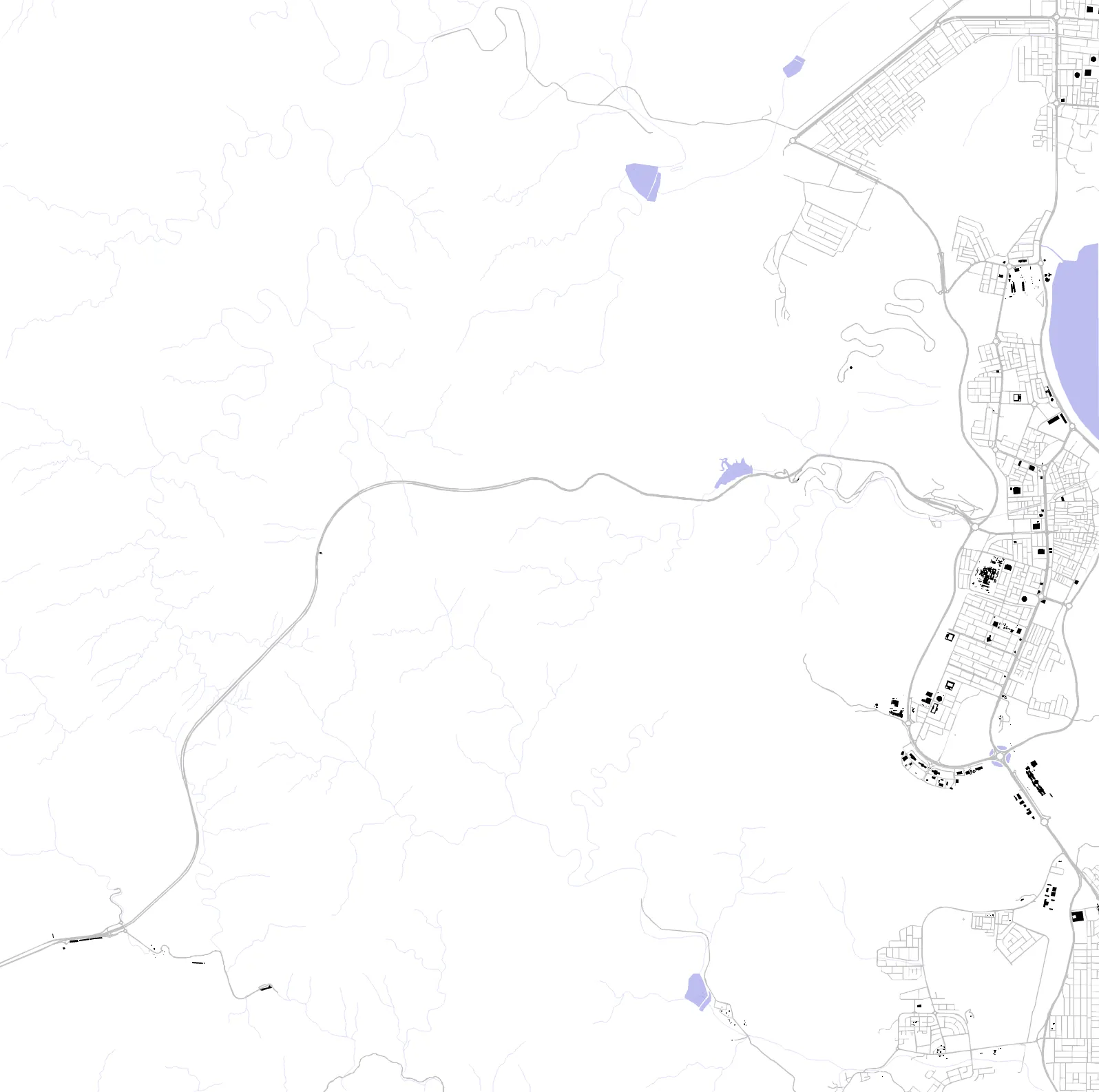 Fujairah figure ground plan