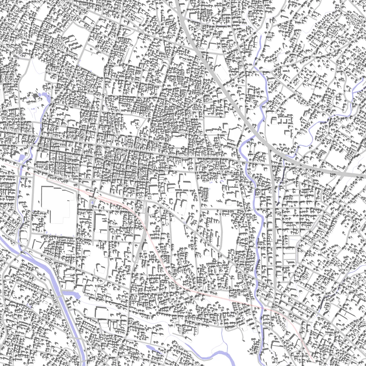 富士宮 敷地図 (2.5 km)