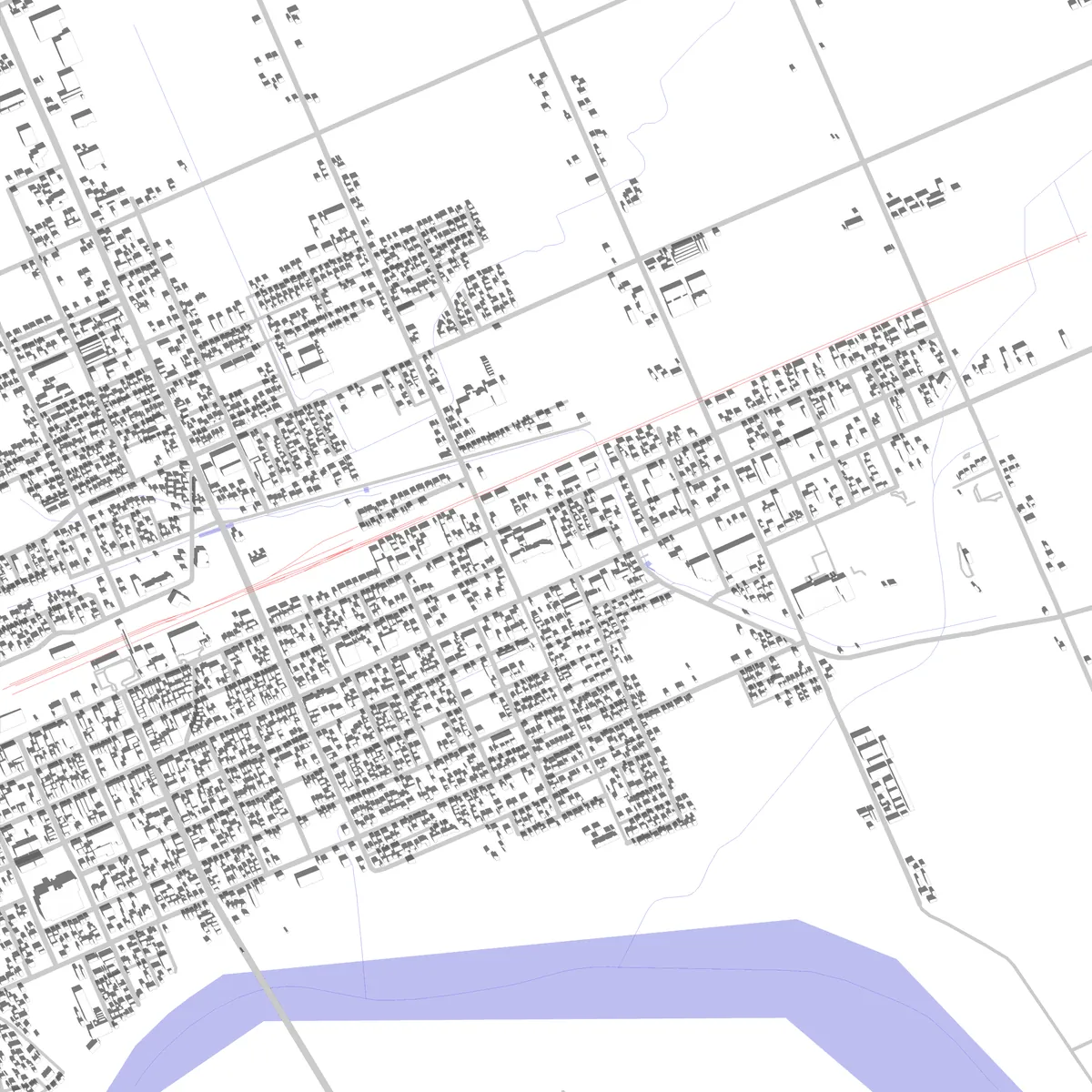 Fukagawa site plan (2.5 km)