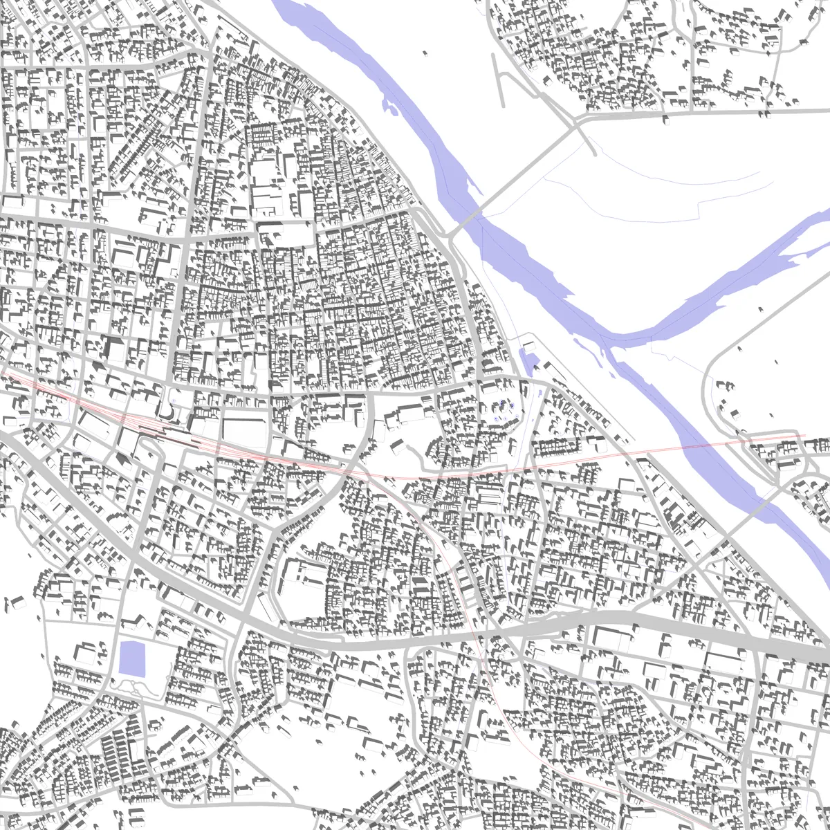 福知山 敷地図 (2.5 km)