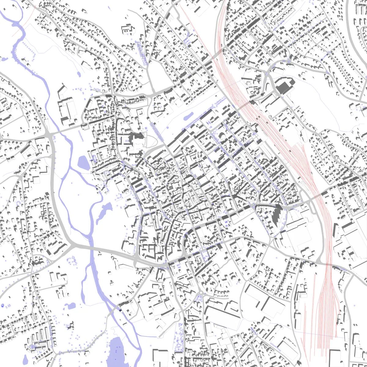Fulda Lageplan (2,5 km)