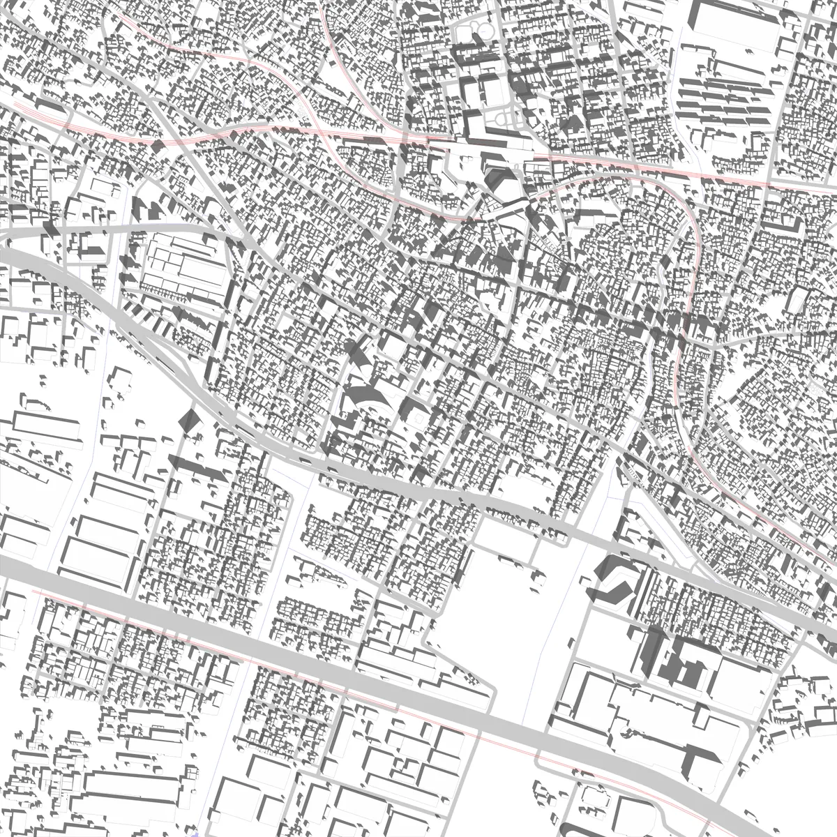 Funabashi Lageplan (2,5 km)