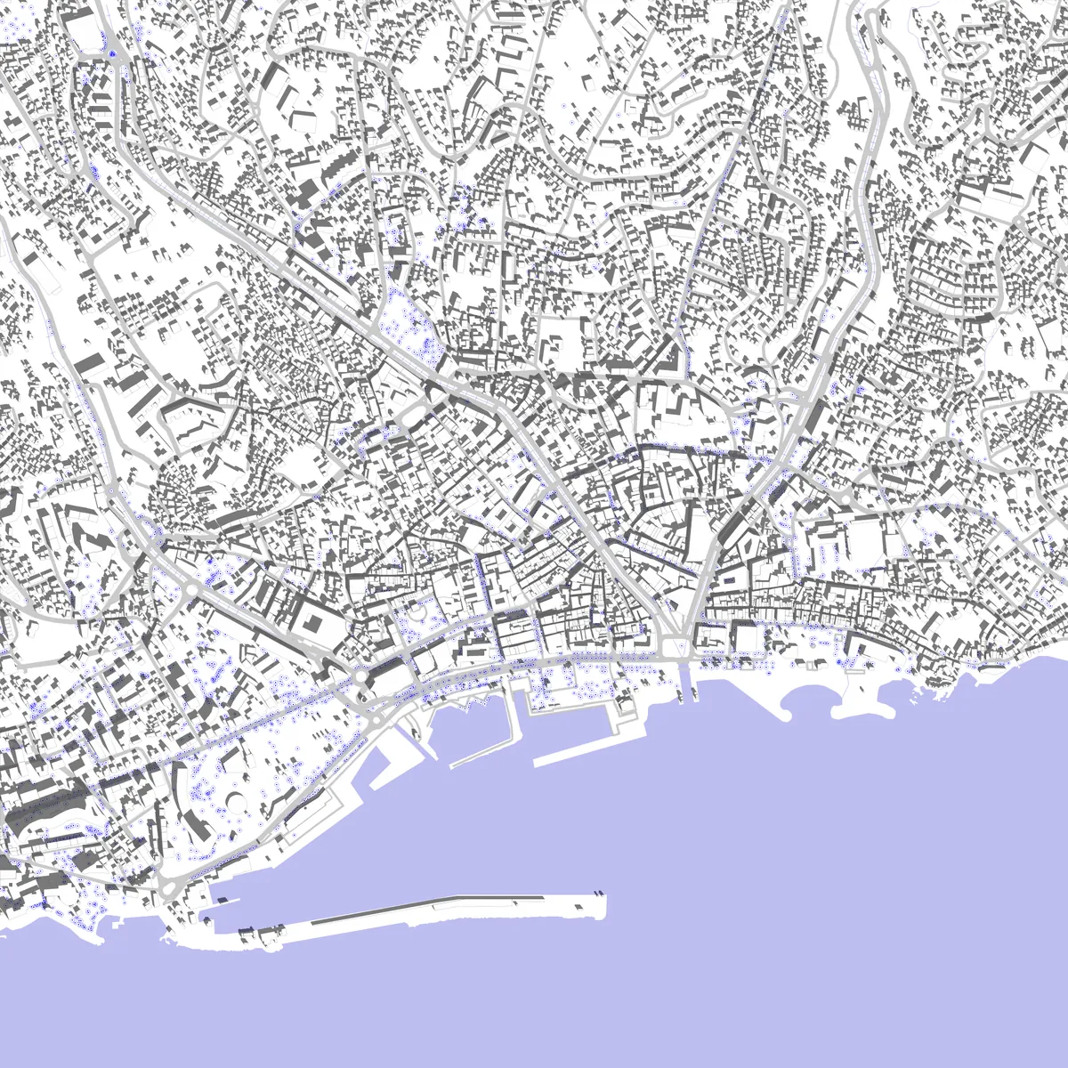 Funchal planta de localização (2,5 km)
