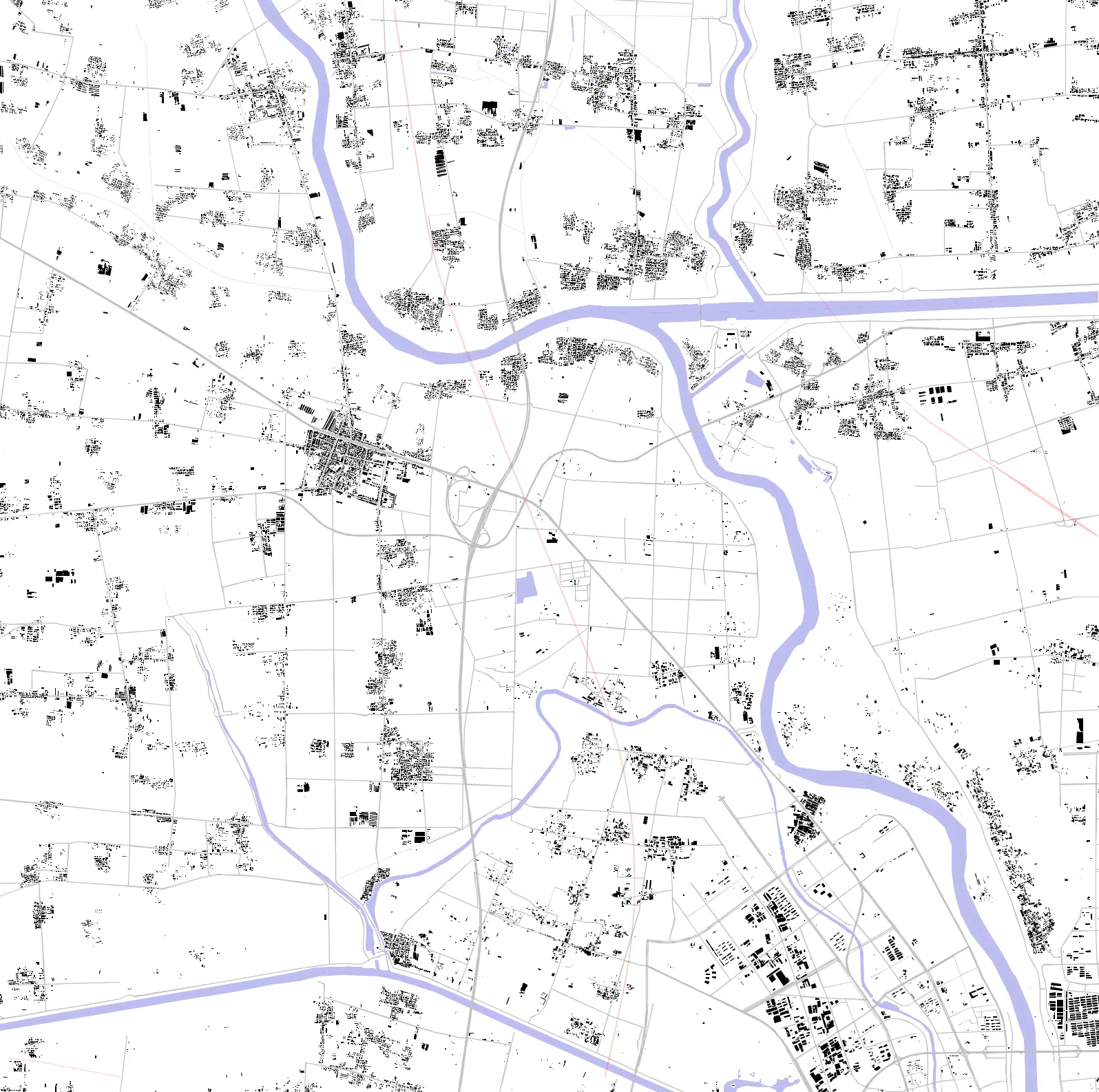 Fuyang figure ground plan