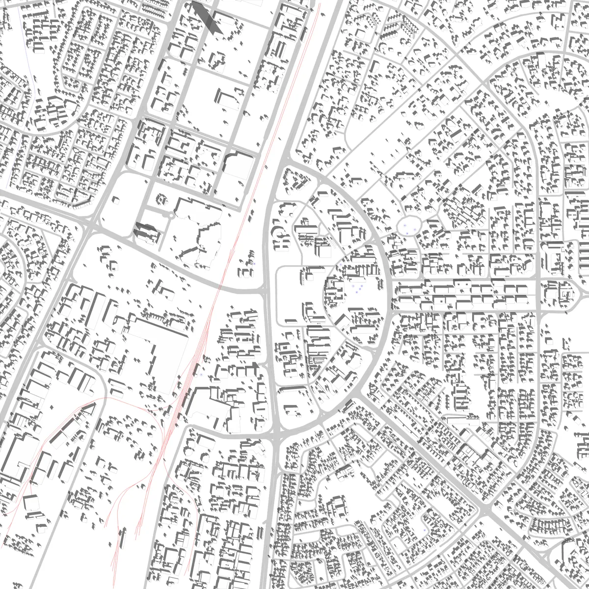 Gaborone site plan (2.5 km)